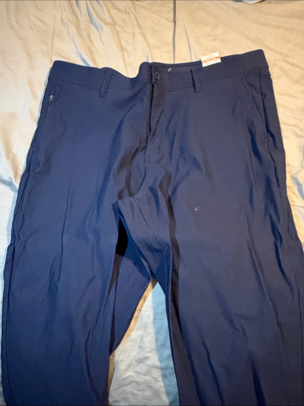 Weatherproof Men's Navy Blue Stretch Chinos